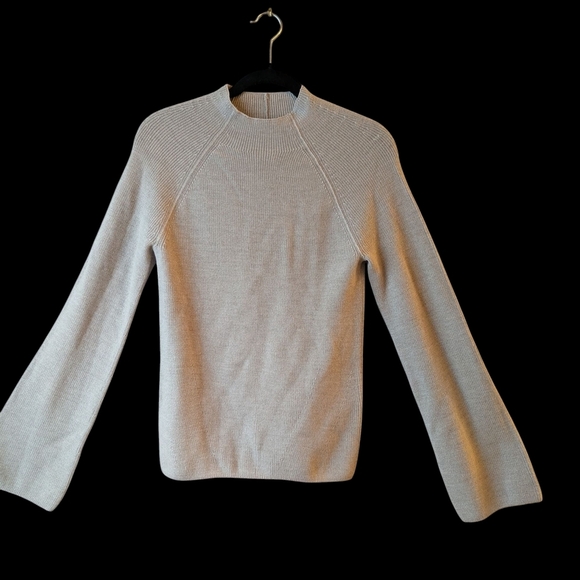 Banana Republic Merino Wool NWT Beige Sweater M - Picture 1 of 8